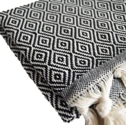 image-Handmade Tassel Blanket Turkish Beach Towel
