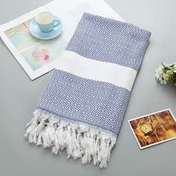 image-Handmade Tassel Blanket Turkish Beach Towel