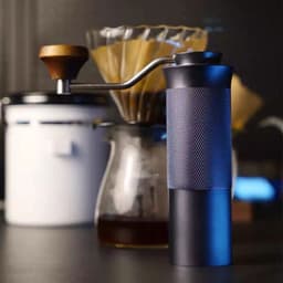 image-Hand-cranked CNC Stainless Steel Grinding Core Coffee Bean Grinder Coffee Machine