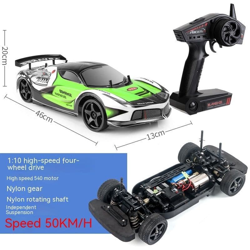 image-Drift Four-wheel Drive Remote Control Racing Car Wireless Children's Plastic Toys