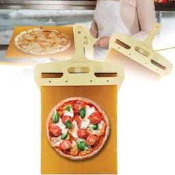 image-Kitchen Gadgets Sliding Pizza Shovel Non Stick Pizza Smooth Cutting Board Storage Transfer Board Kitchen Baking Tool