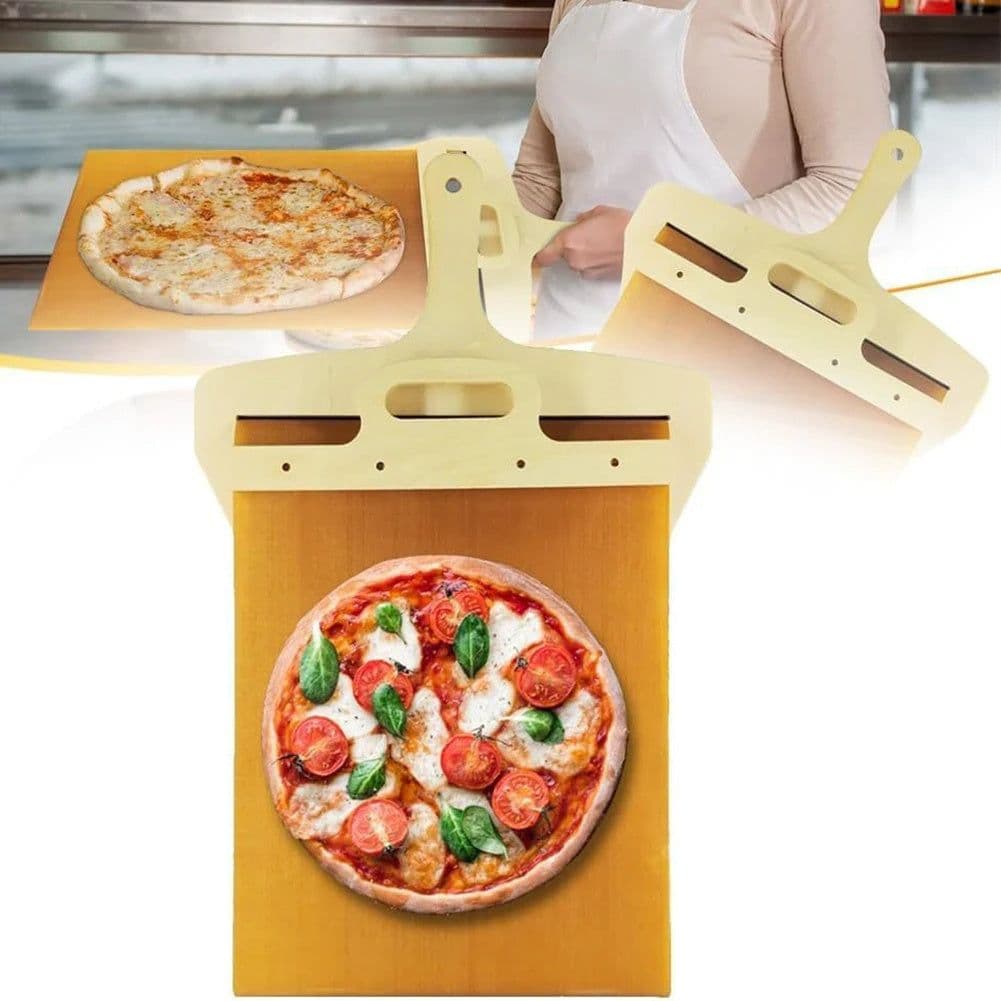 image-Kitchen Gadgets Sliding Pizza Shovel Non Stick Pizza Smooth Cutting Board Storage Transfer Board Kitchen Baking Tool