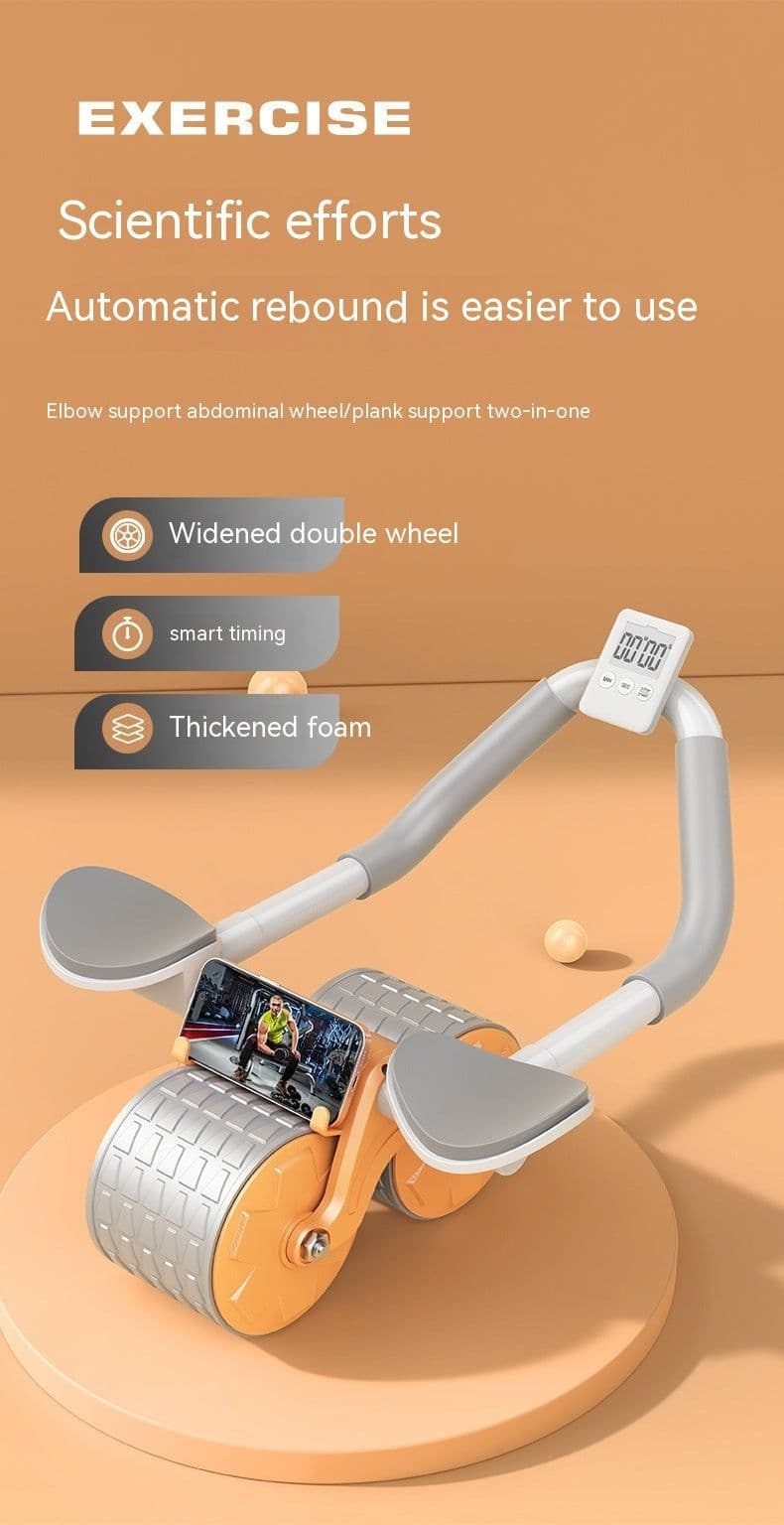 image-Elbow Support Abdominal Wheel Fitness Belly Rolling Machine Belly-flattening Tool