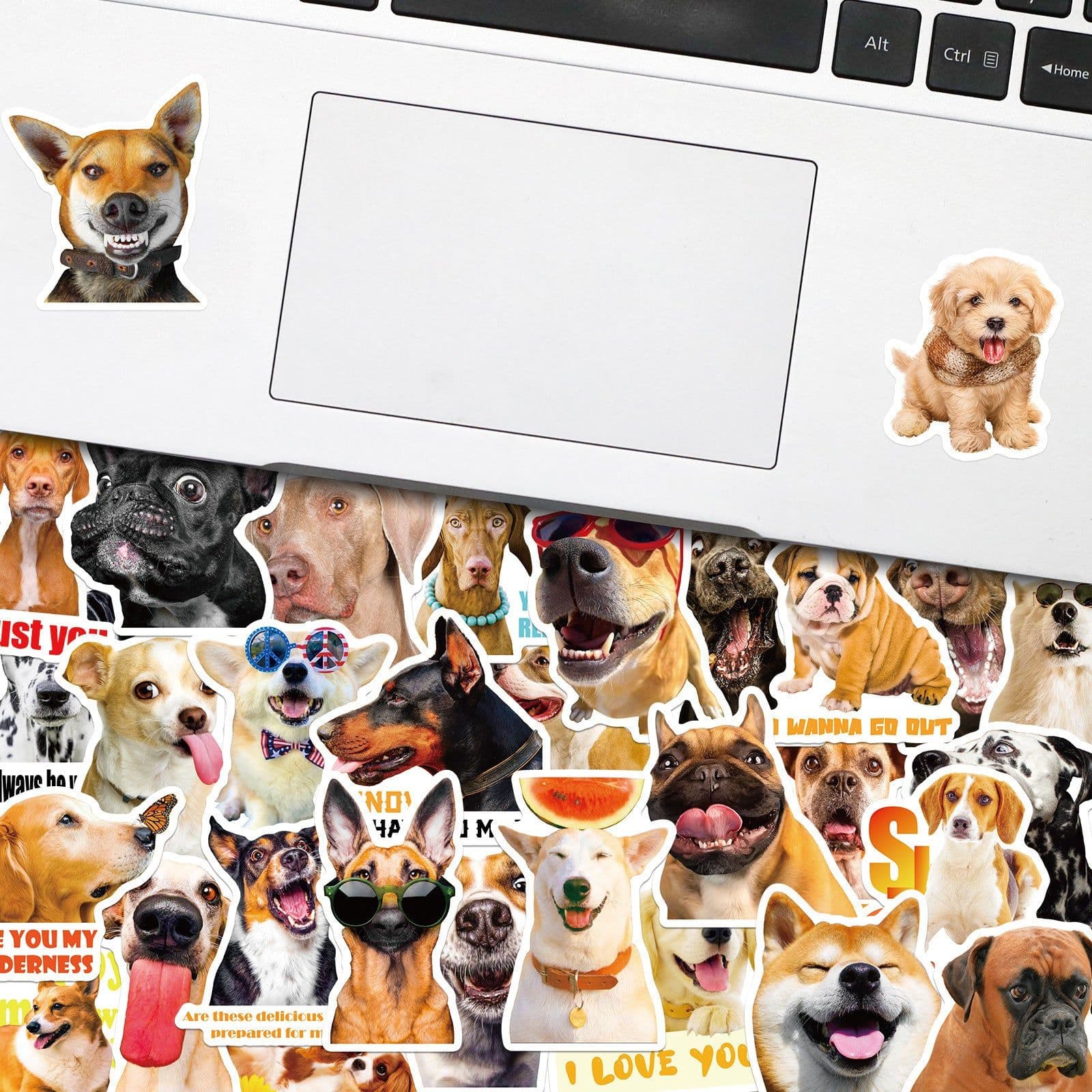 image-Realistic Dog Facial Expression Pack Stickers