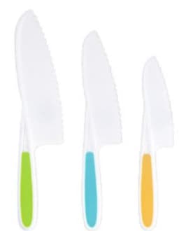 image-Children's Plastic Birthday Cake Stand Knife Toy Suit