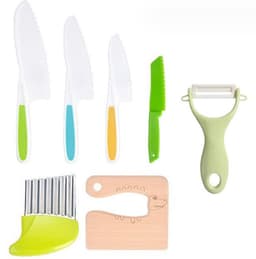 image-Children's Plastic Birthday Cake Stand Knife Toy Suit