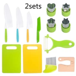 image-Children's Plastic Birthday Cake Stand Knife Toy Suit