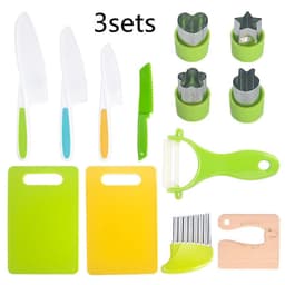 image-Children's Plastic Birthday Cake Stand Knife Toy Suit