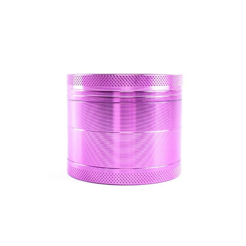 image-In Stock Aluminum Alloy Smoke Remover Flat Four-layer Metal Grinder