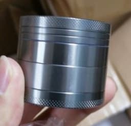 image-In Stock Aluminum Alloy Smoke Remover Flat Four-layer Metal Grinder