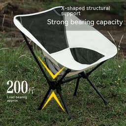image-Outdoor Folding Chair Portable Recliner Camping Chair Beach Chair