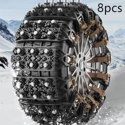image-Factory Direct Sales Car Tire Emergency Type Universal Rubber Beef Tendon Snow Nonskid Chain