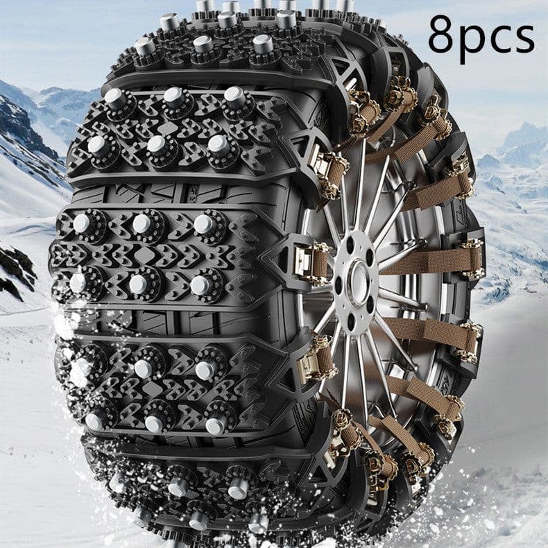 image-Factory Direct Sales Car Tire Emergency Type Universal Rubber Beef Tendon Snow Nonskid Chain