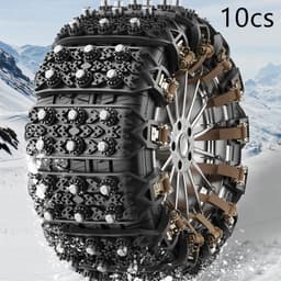 image-Factory Direct Sales Car Tire Emergency Type Universal Rubber Beef Tendon Snow Nonskid Chain
