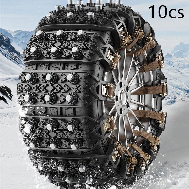 image-Factory Direct Sales Car Tire Emergency Type Universal Rubber Beef Tendon Snow Nonskid Chain
