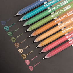 image-Retro Hand Account Set Student Notes Cute Girl Japanese Color Gel Pen