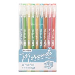 image-Retro Hand Account Set Student Notes Cute Girl Japanese Color Gel Pen