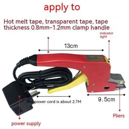 image-Buckle-free Hot Melt Packer Suit Portable And Easy To Operate