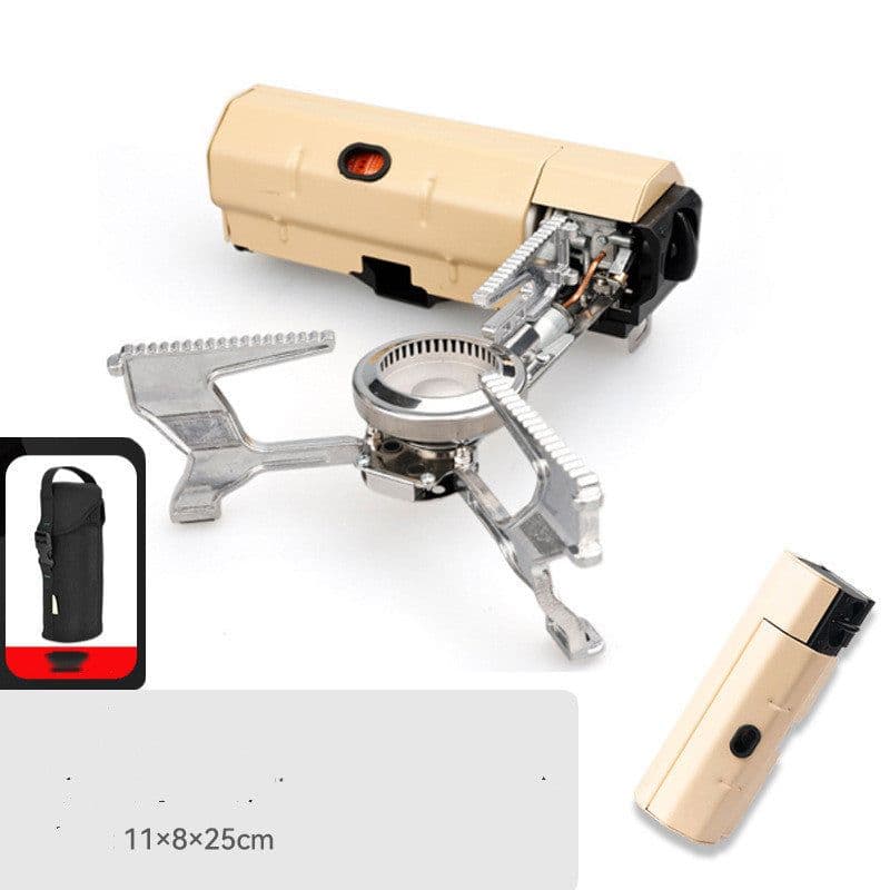 image-Camping Gas Stove Portable Folding Cassette Stove Outdoor Hiking BBQ Travel Cooking Grill Cooker Gas Burner Food Heating Tool Kitchen Gadgets