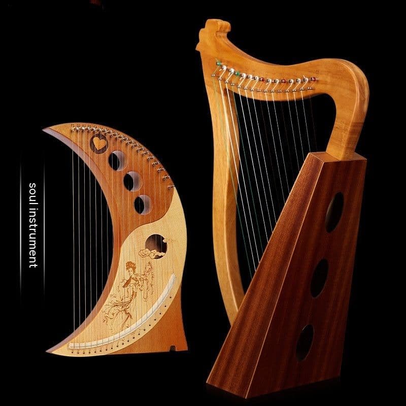 image-19-string 16-tone HARP 7-tone 10-string Lyre Piano Lille Lira Angel Piano Musical Instrument
