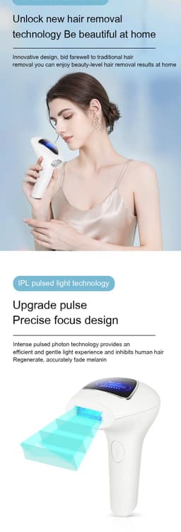 image-Portable Ipl Photon Hair Removal Instrument Women's Handheld