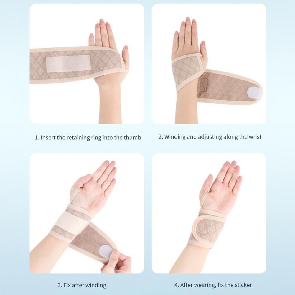 image-Wrist Brace Carpal Tunnel For Men And Women Fit, Lightweight Adjustable Wrist Support Brace For Tendinitis, Sprains Arthritis, Pain Relief, Compression Wrist Wrap For Sports, Workout And Daily Use