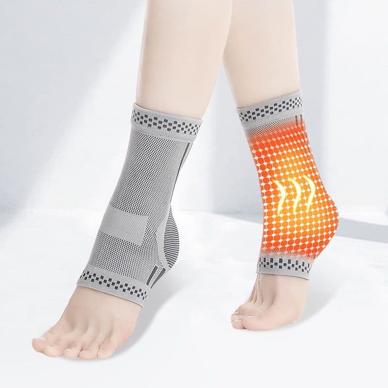 image-Graphene Ankle Brace, Warm Ankle Support Ankle Compression Sleeve Foot & Ankle Brace Socks For Sprained Ankle Compression Sleeve - Ankle Support For Women & Men - Tendonitis & Arthritis Ankle Brace