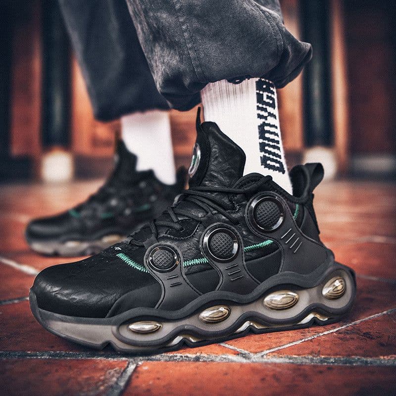 image-Basketball Shoes Men's High-top Shock Absorption Non-slip Sneaker