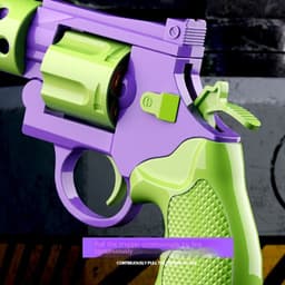 image-Mechanical Continuous Hair Left Wheel Children Toy Gun