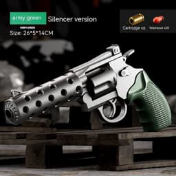 image-Mechanical Continuous Hair Left Wheel Children Toy Gun
