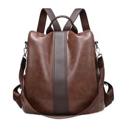 image-Women's Fashion Soft Leather Backpack