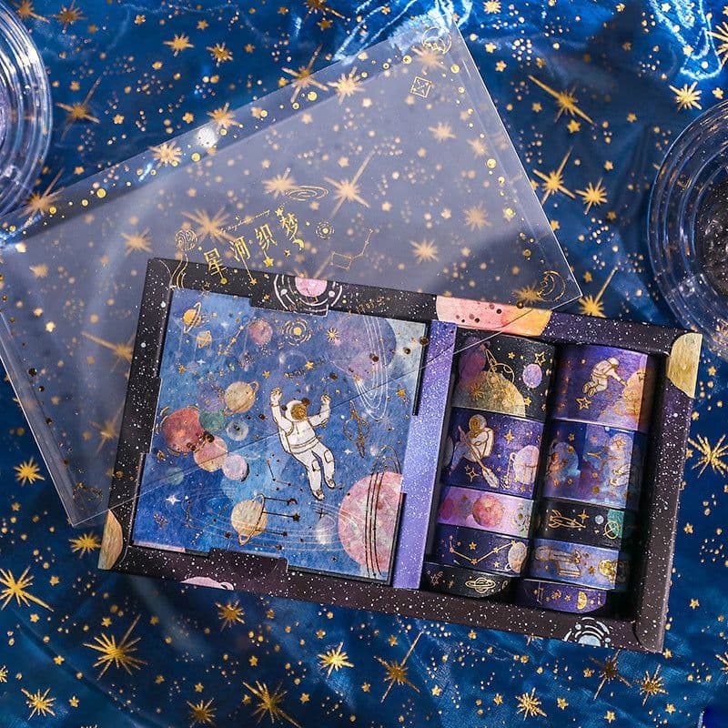 image-And Paper Adhesive Tape Gold Foil Stickers Combination Cultural Creative Panda