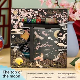 image-And Paper Adhesive Tape Gold Foil Stickers Combination Cultural Creative Panda