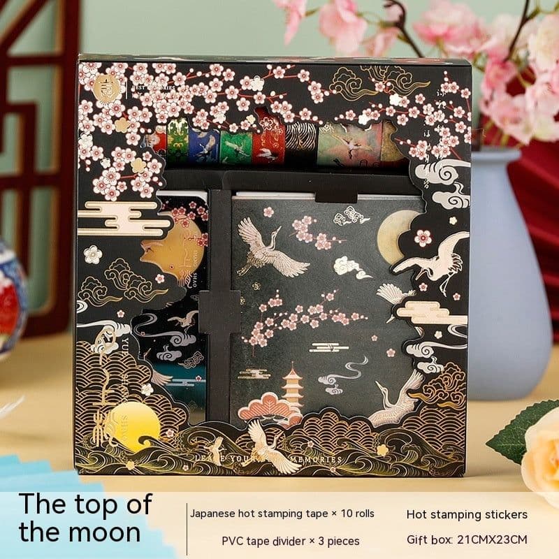image-And Paper Adhesive Tape Gold Foil Stickers Combination Cultural Creative Panda