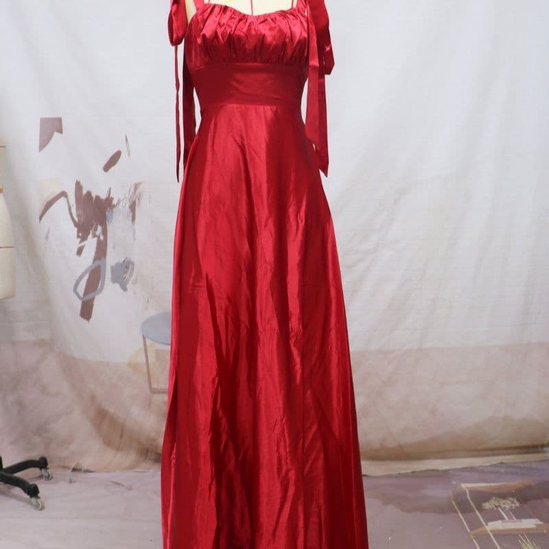 image-Fashion Sleeveless Camisole Gown Bridesmaid Evening Dress Dress Women