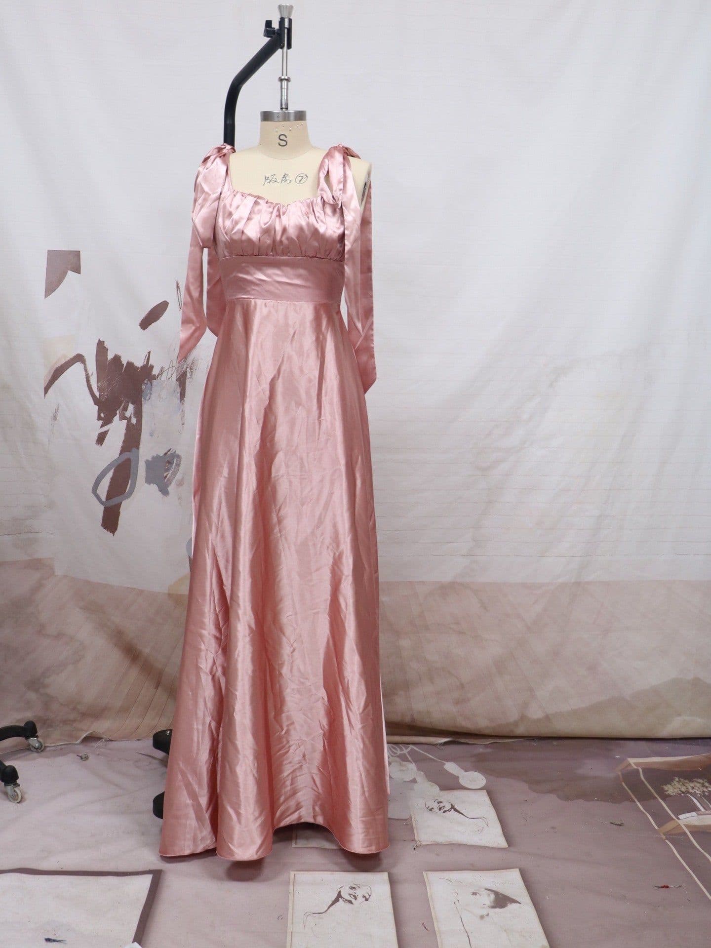 image-Fashion Sleeveless Camisole Gown Bridesmaid Evening Dress Dress Women
