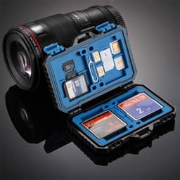 image-Fat Cow Camera Storage Cassette Waterproof Memory Card Storage Box