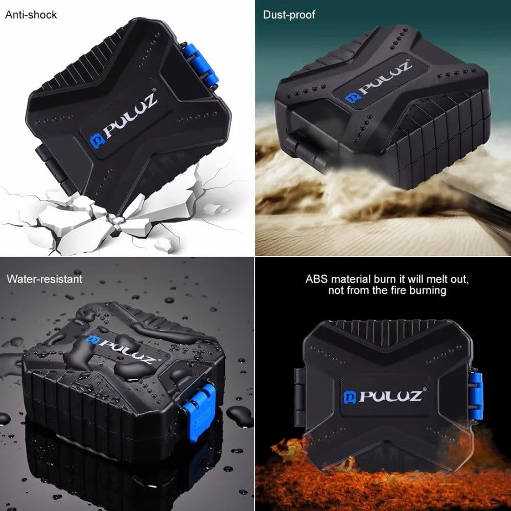 image-Fat Cow Camera Storage Cassette Waterproof Memory Card Storage Box