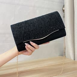 image-Dinner Clutch Women's New Rhinestone Diamond Dress Garment Bag Fashion Party Banquet