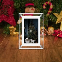image-5-inch Transparent Fashion Digital Electronic Photo Album Video Advisement Player Business Gift Photo Frame
