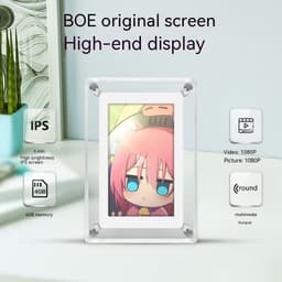 image-5-inch Transparent Fashion Digital Electronic Photo Album Video Advisement Player Business Gift Photo Frame