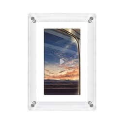 image-5-inch Transparent Fashion Digital Electronic Photo Album Video Advisement Player Business Gift Photo Frame