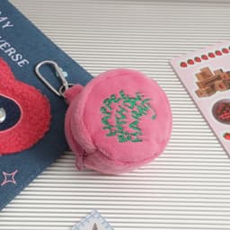 image-Simple Mini Plush Cosmetic Bag Women