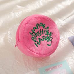 image-Simple Mini Plush Cosmetic Bag Women