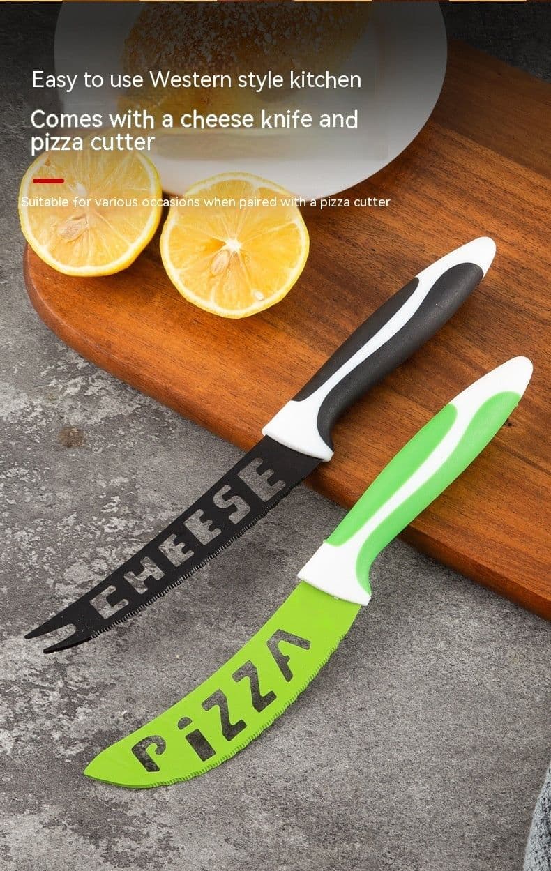 image-Stainless Steel 8-piece Knife Set Kitchen Household Macaron Color Gift Set Multi-purpose Knife
