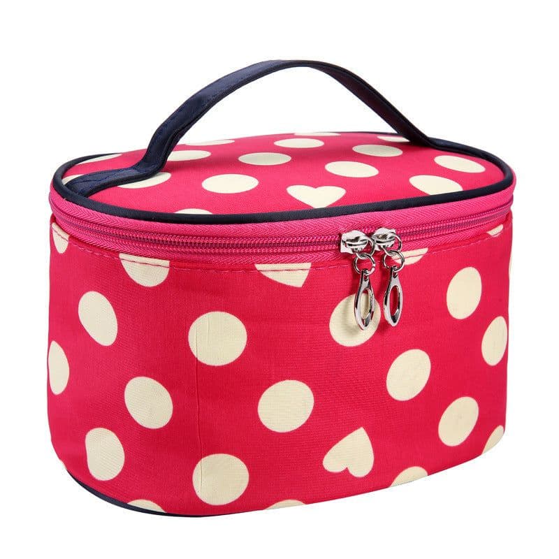 image-European And American Polka Dot Simple Cosmetic Bag
