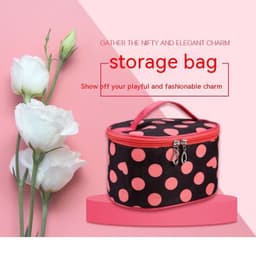 image-European And American Polka Dot Simple Cosmetic Bag
