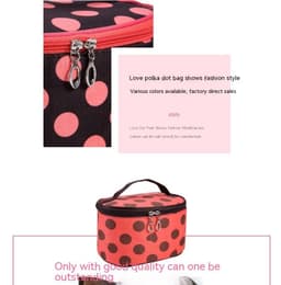 image-European And American Polka Dot Simple Cosmetic Bag