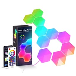 image-Graffiti Hexagonal Quantum Lamp Bedside Lamp Wall Lamp E-sports Ambience Light Smart Honeycomb Lamp