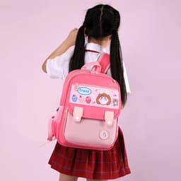 image-Large Class Preschool Cute Cartoon Boys And Girls Lightweight Primary Backpack